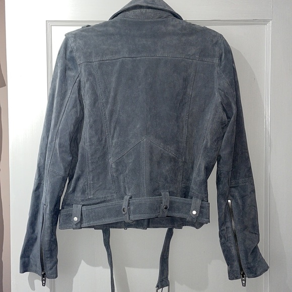Genuine Suede Moto Jacket - Picture 7 of 9